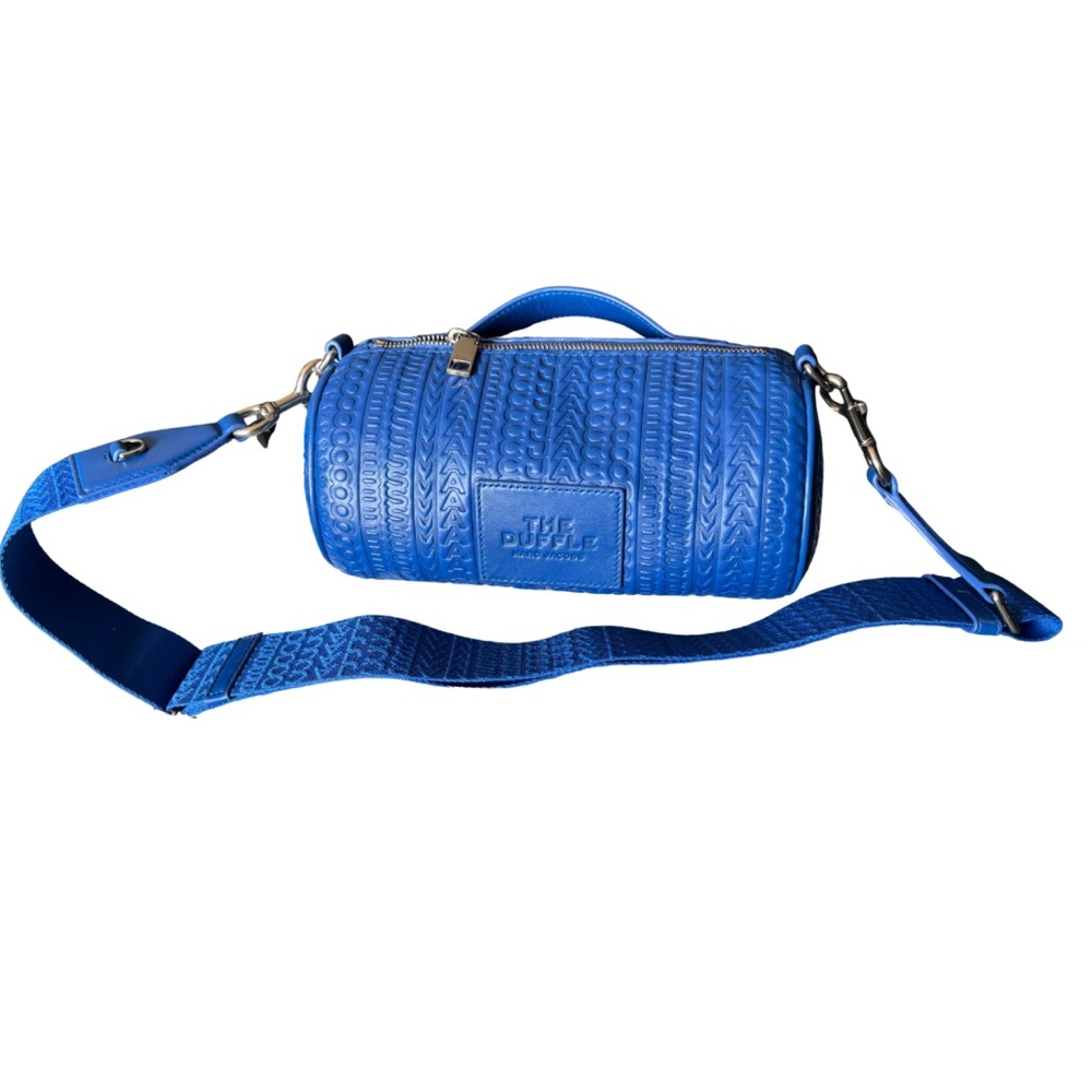 Marc Jacob’s | The Monogram Debossed Duffle Bag in Cobalt